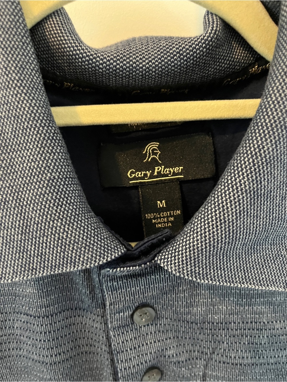 Gary Player 60s 2-ply Double Mercerized Moisture-Wicking Polo Shirt Size M.
